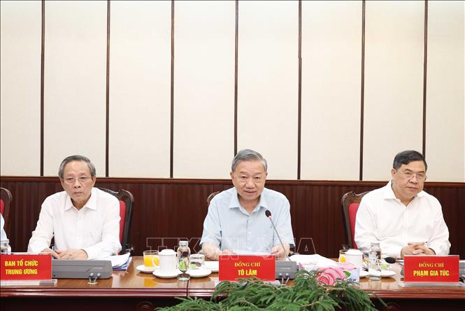 Tổng Bí thư Tô Lâm phát biểu. Ảnh: Thống Nhất – TTXVN