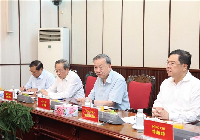 Tổng Bí thư Tô Lâm phát biểu. Ảnh: Thống Nhất – TTXVN