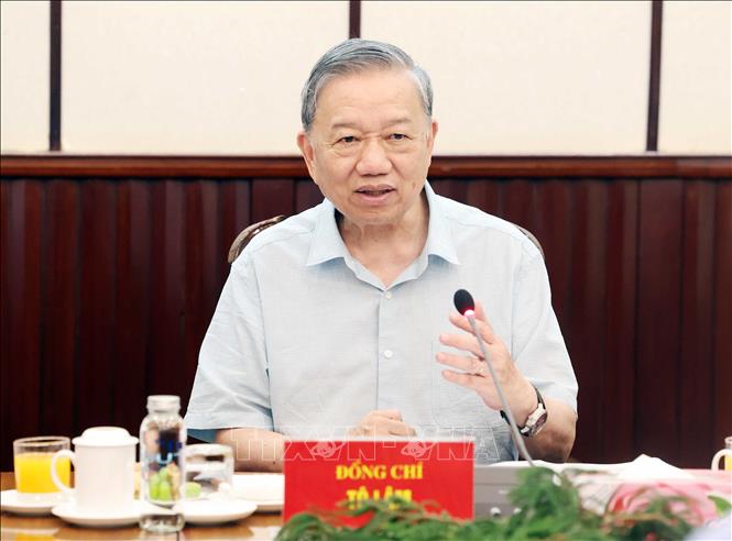 Tổng Bí thư Tô Lâm phát biểu. Ảnh: Thống Nhất – TTXVN