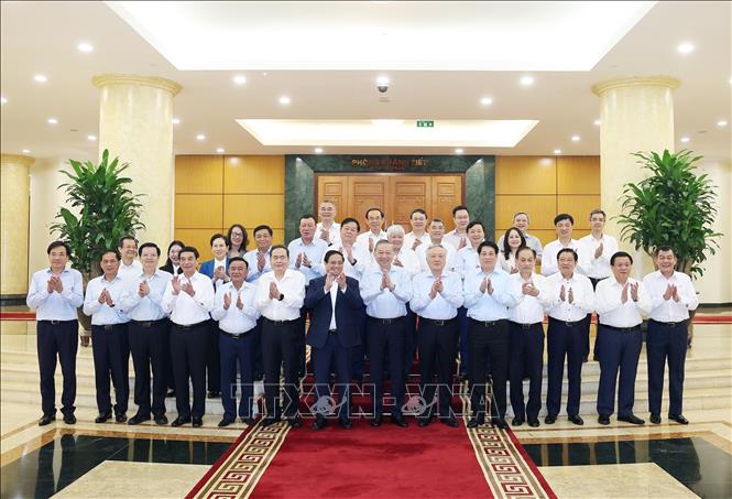 Tổng Bí thư Tô Lâm và các đại biểu chụp ảnh chung. Ảnh: Thống Nhất – TTXVN