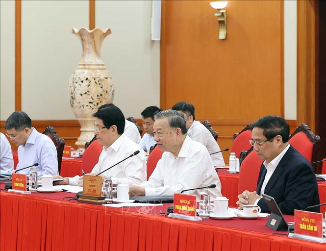 Tổng Bí thư Tô Lâm phát biểu. Ảnh: Thống Nhất – TTXVN