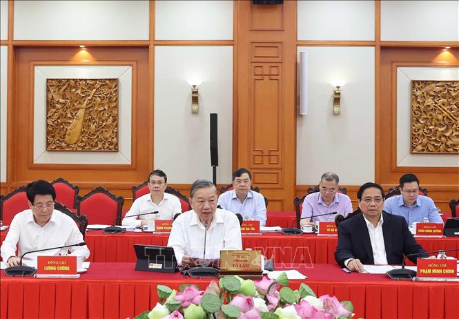 Tổng Bí thư Tô Lâm phát biểu. Ảnh: Thống Nhất – TTXVN