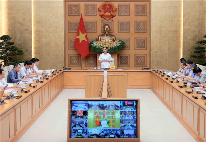 Phó Thủ tướng Bùi Thanh Sơn phát biểu. Ảnh: An Đăng - TTXVN