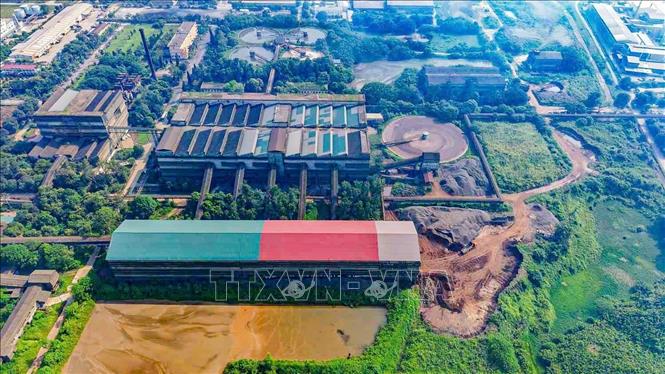 Chi nhánh tuyển Bắc Nhạc Sơn - một trong 3 chi nhánh tuyển Quặng của Công ty TNHH MTV Apatit Việt Nam. Ảnh: Hoàng Hiếu - TTXVN