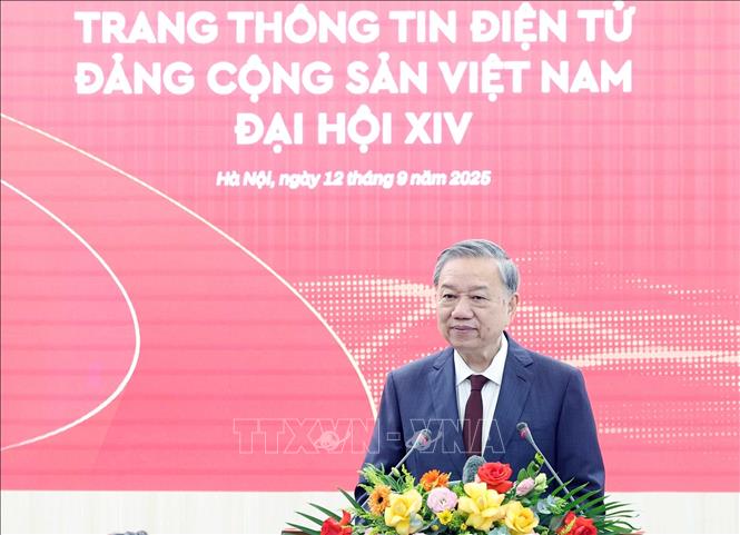 Tổng Bí thư Tô Lâm phát biểu chỉ đạo. Ảnh: Thống Nhất - TTXVN