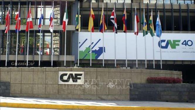 Ngân hàng CAF có trụ sở chính tại thủ đô Caracas, Venezuela. Ảnh: Phi Hùng - PV TTXVN tại Mỹ Latinh.
