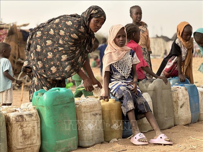 Người tị nạn tại Bắc Darfur, Sudan. Ảnh: THX/TTXVN