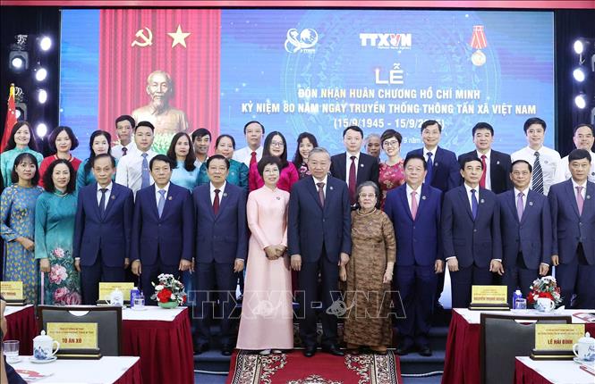 Tổng Bí thư Tô Lâm và các đại biểu. Ảnh: Thống Nhất – TTXVN
