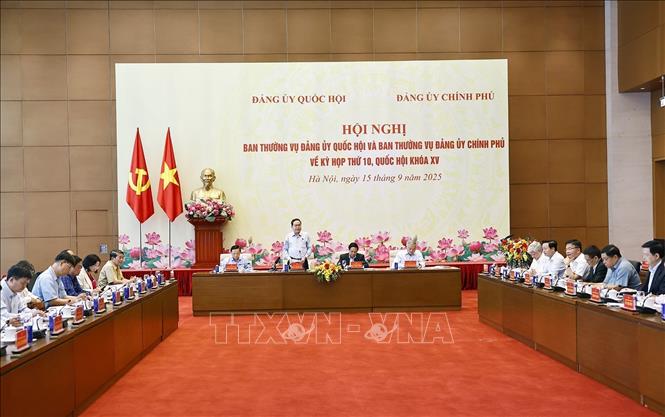 Chủ tịch Quốc hội Trần Thanh Mẫn phát biểu khai mạc hội nghị. Ảnh: Doãn Tấn - TTXVN