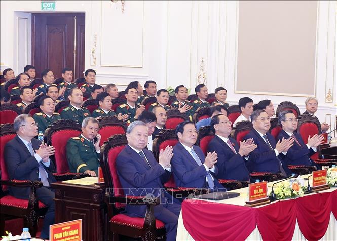 General Secretary To Lam attends the ceremony. VNA Photo