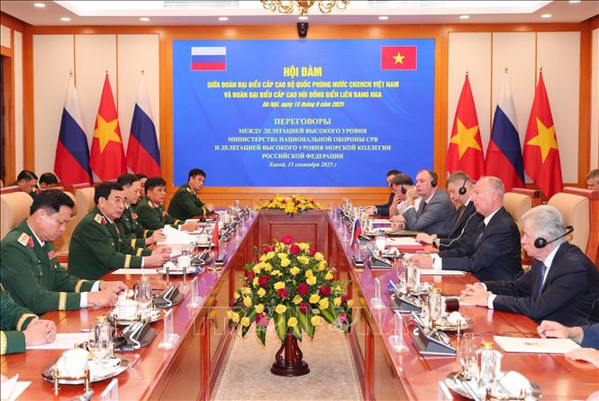 Quang cảnh hội đàm. Ảnh: Trọng Đức - TTXVN