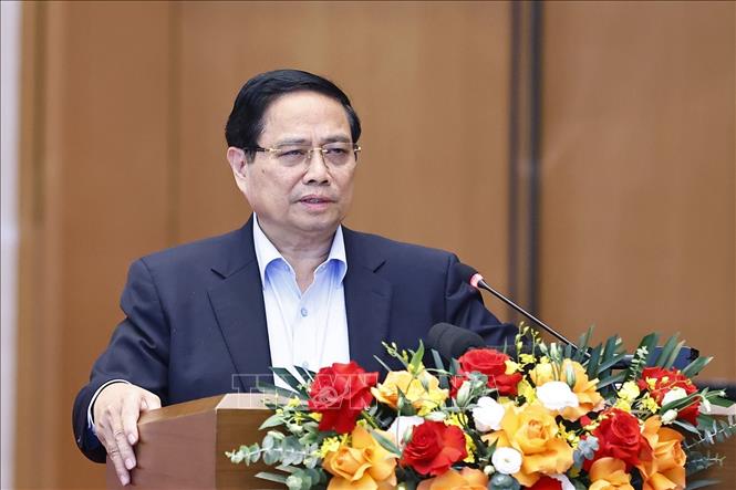 Thủ tướng Chính phủ Phạm Minh Chính phát biểu. Ảnh: Doãn Tấn - TTXVN