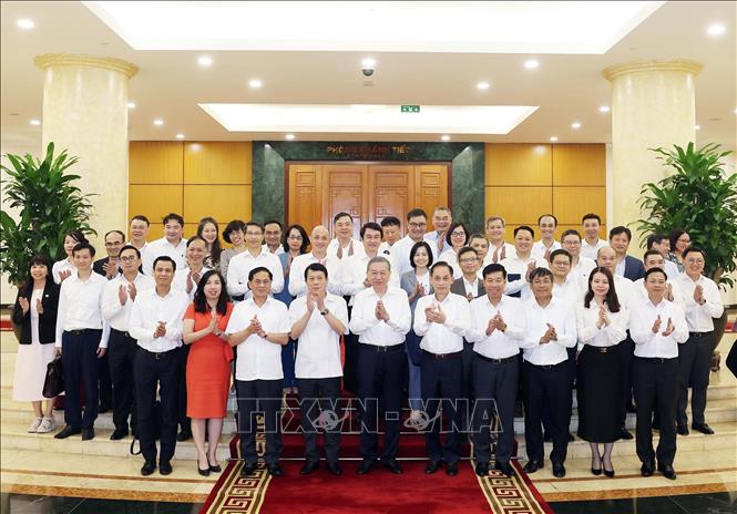 Tổng Bí thư Tô Lâm và các đại biểu. Ảnh: Thống Nhất – TTXVN
