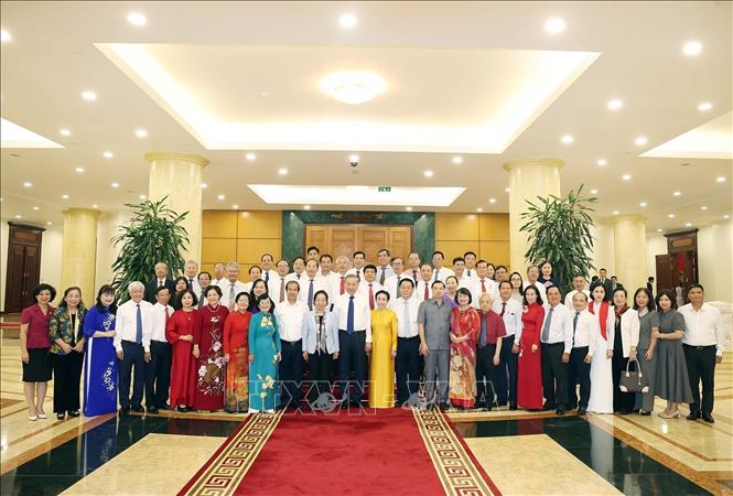 Tổng Bí thư Tô Lâm và các đại biểu. Ảnh: Thống Nhất – TTXVN