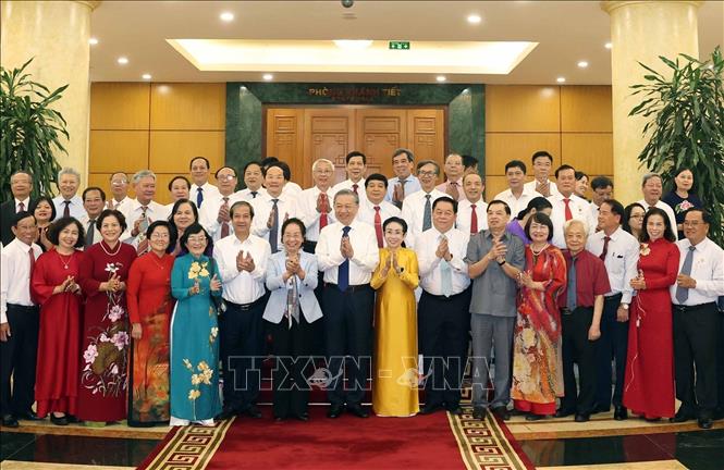 Tổng Bí thư Tô Lâm và các đại biểu. Ảnh: Thống Nhất – TTXVN