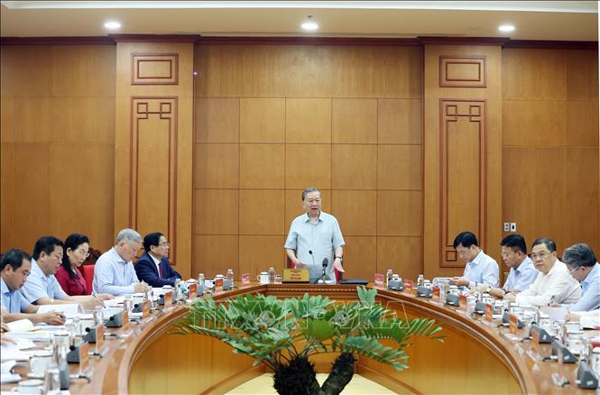 Tổng Bí thư Tô Lâm phát biểu. Ảnh: Thống Nhất – TTXVN
