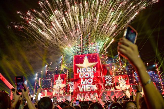Chương trình đại nhạc hội “V Fest-Vietnam Today”. Ảnh: Dương Giang-TTXVN 