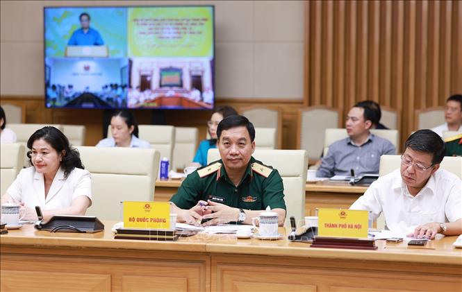 Các đại biểu tham dự phiên họp lần thứ nhất của Ban Chỉ đạo Trung ương về chính sách nhà ở và thị trường bất động sản. Ảnh: Dương Giang-TTXVN