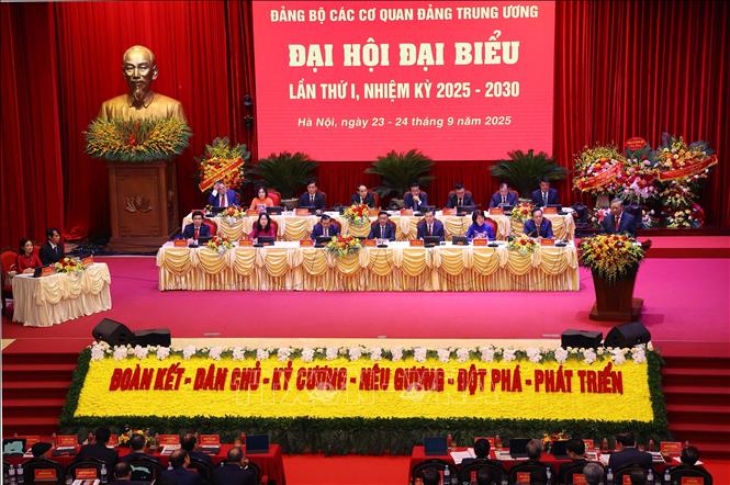 Tổng Bí thư Tô Lâm phát biểu chỉ đạo Đại hội. Ảnh: Văn Điệp – TTXVN