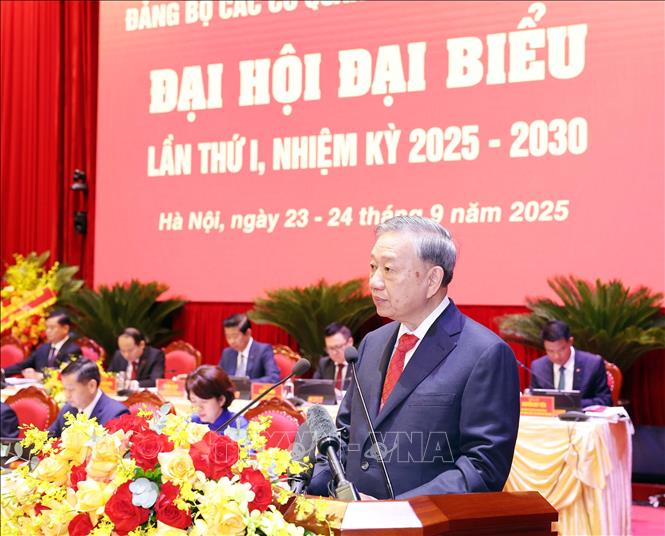 Tổng Bí thư Tô Lâm phát biểu. Ảnh: Thống Nhất – TTXVN