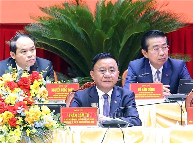 Đoàn Chủ tịch điều hành đại hội. Ảnh: TTXVN