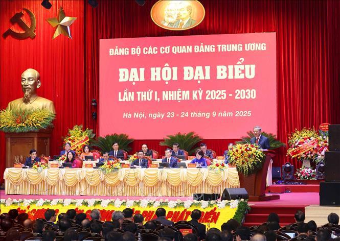 Tổng Bí thư Tô Lâm phát biểu chỉ đạo Đại hội. Ảnh: Phương Hoa - TTXVN
