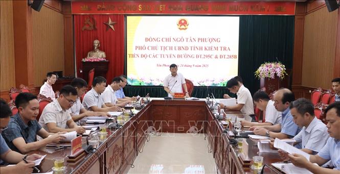 Quang cảnh buổi làm việc. Ảnh: Đỗ Huyền - TTXVN