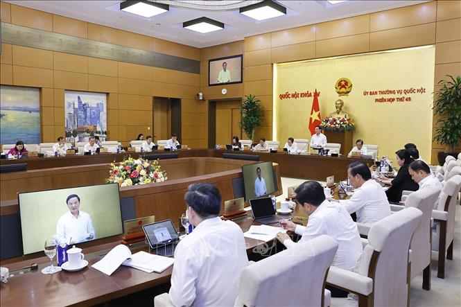 Phó Chủ tịch Quốc hội Nguyễn Khắc Định phát biểu. Ảnh: Doãn Tấn - TTXVN