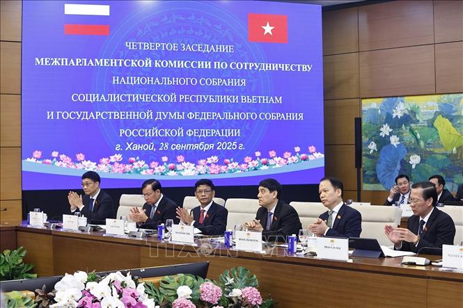 Đại biểu Việt Nam dự Phiên họp. Ảnh: Doãn Tấn - TTXVN

 