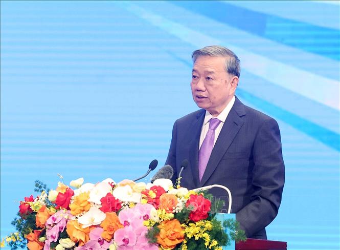Tổng Bí thư Tô Lâm phát biểu chỉ đạo. Ảnh: Thống Nhất – TTXVN