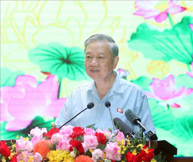 Tổng Bí thư Tô Lâm phát biểu. Ảnh: Thống Nhất – TTXVN