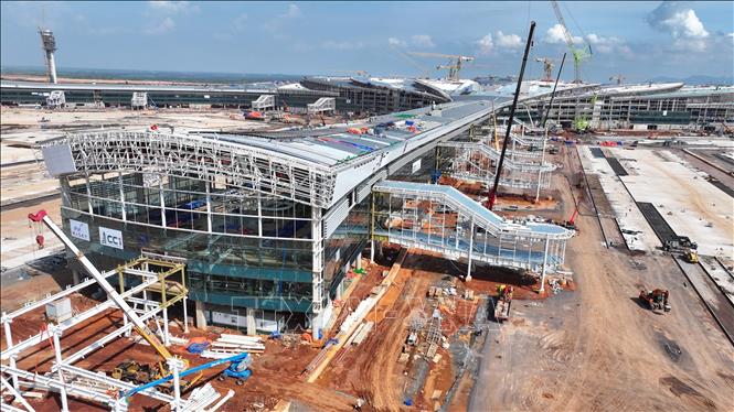 The Long Thanh International Airport is under construction. VNA Photo: Sỹ Tuyên
