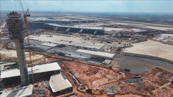 The Long Thanh International Airport is under construction. VNA Photo: Sỹ Tuyên
