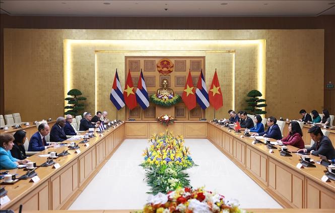 Quang cảnh cuộc gặp. Ảnh: Dương Giang - TTXVN