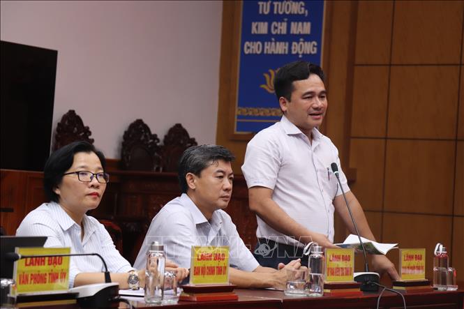 Ông Võ Thanh Phong – Phó Trưởng ban Tổ chức Tỉnh ủy Tây Ninh, thông tin về công tác chuẩn bị nhân sự Đại hội. Ảnh: Thanh Bình - TTXVN