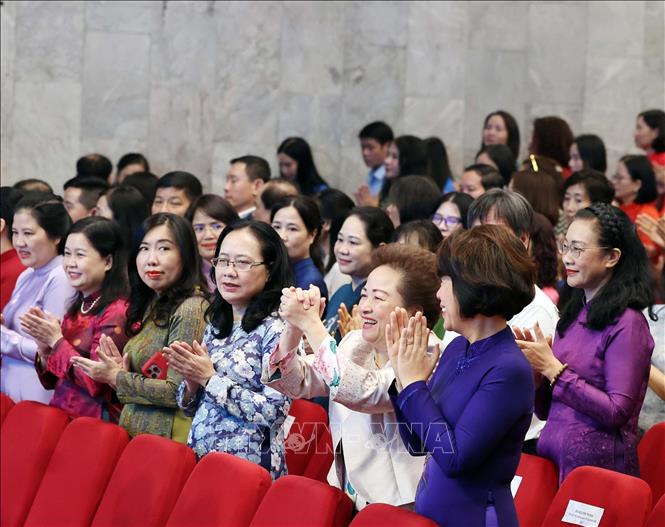 Các đại biểu tham dự lễ kỷ niệm. Ảnh: Thống Nhất – TTXVN