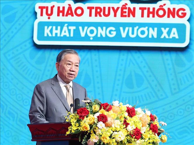 Tổng Bí thư Tô Lâm phát biểu. Ảnh: Thống Nhất – TTXVN