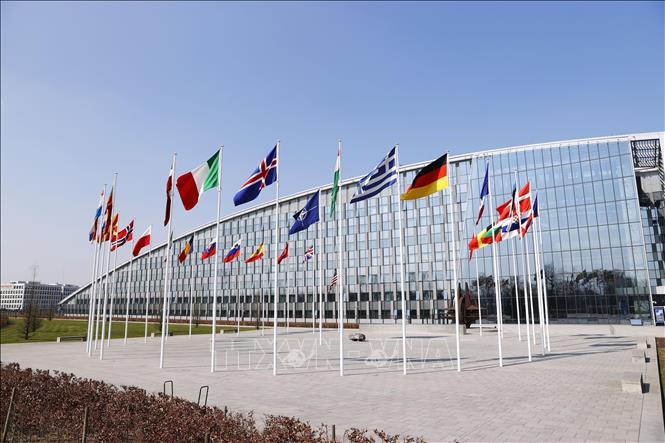 (Tư liệu) Trụ sở NATO tại Brussels, Bỉ. Ảnh: Kyodo/TTXVN