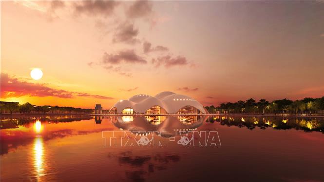 Phối cảnh Nhà hát Opera Hà Nội. Ảnh: Sun Group/TTXVN phát