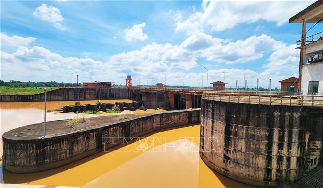 Hồ Phước Hòa có tiềm năng phát triển các khu đô thị sinh thái ven hồ, khu sân golf kết hợp khu đô thị, dịch vụ du lịch, nghỉ dưỡng...Ảnh: Đậu Tất Thành – TTXVN