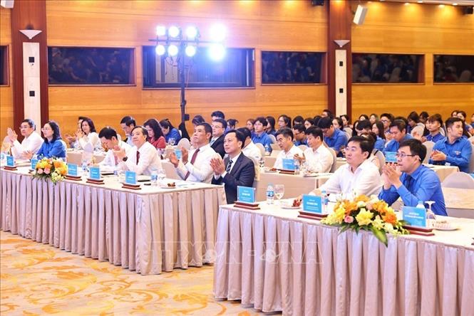 Các đại biểu tham dự Lễ tuyên dương. Ảnh: Minh Đức – TTXVN