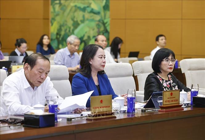 Phó Chủ tịch nước Võ Thị Ánh Xuân và đại biểu dự Phiên họp. Ảnh: Doãn Tấn - TTXVN
