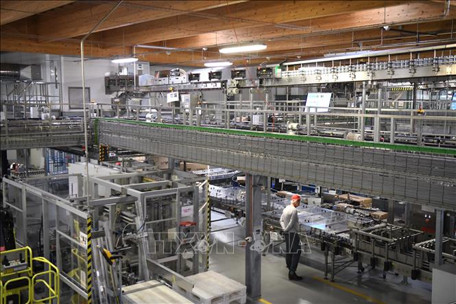 (Tư liệu) Nhà máy của tập đoàn Nestle ở Konolfingen, Thụy Sĩ. Ảnh: THX/TTXVN