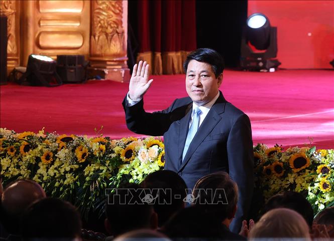 Chủ tịch nước Lương Cường dự Lễ kỷ niệm 80 năm Ngày truyền thống Luật sư Việt Nam (10/10/1945 - 10/10/2025). Ảnh: Lâm Khánh – TTXVN