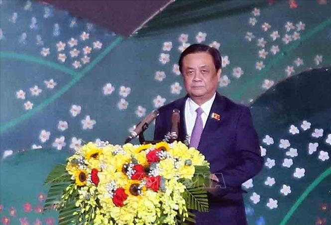 Phó Chủ tịch Quốc hội Lê Minh Hoan phát biểu. Ảnh: Quang Quyết - TTXVN