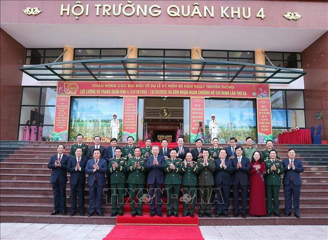 Tổng Bí thư Tô Lâm và các đại biểu. Ảnh: Thống Nhất-TTXVN