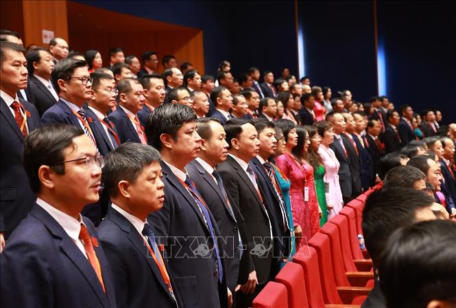 Các đại biểu tham dự Đại hội đại biểu Đảng bộ Chính phủ lần thứ nhất, nhiệm kỳ 2025-2030. Ảnh: Dương Giang-TTXVN 
