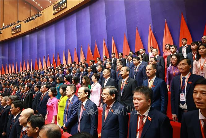 Các đại biểu tham dự Đại hội đại biểu Đảng bộ Chính phủ lần thứ nhất, nhiệm kỳ 2025-2030. Ảnh: Dương Giang-TTXVN 
