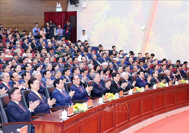 Tổng Bí thư Tô Lâm và các đại biểu tham dự. Ảnh: Thống Nhất-TTXVN