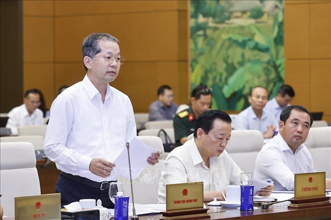 Phó Tổng Thanh tra Thường trực Thanh tra Chính phủ Nguyễn Văn Quảng phát biểu. Ảnh: Doãn Tấn - TTXVN
